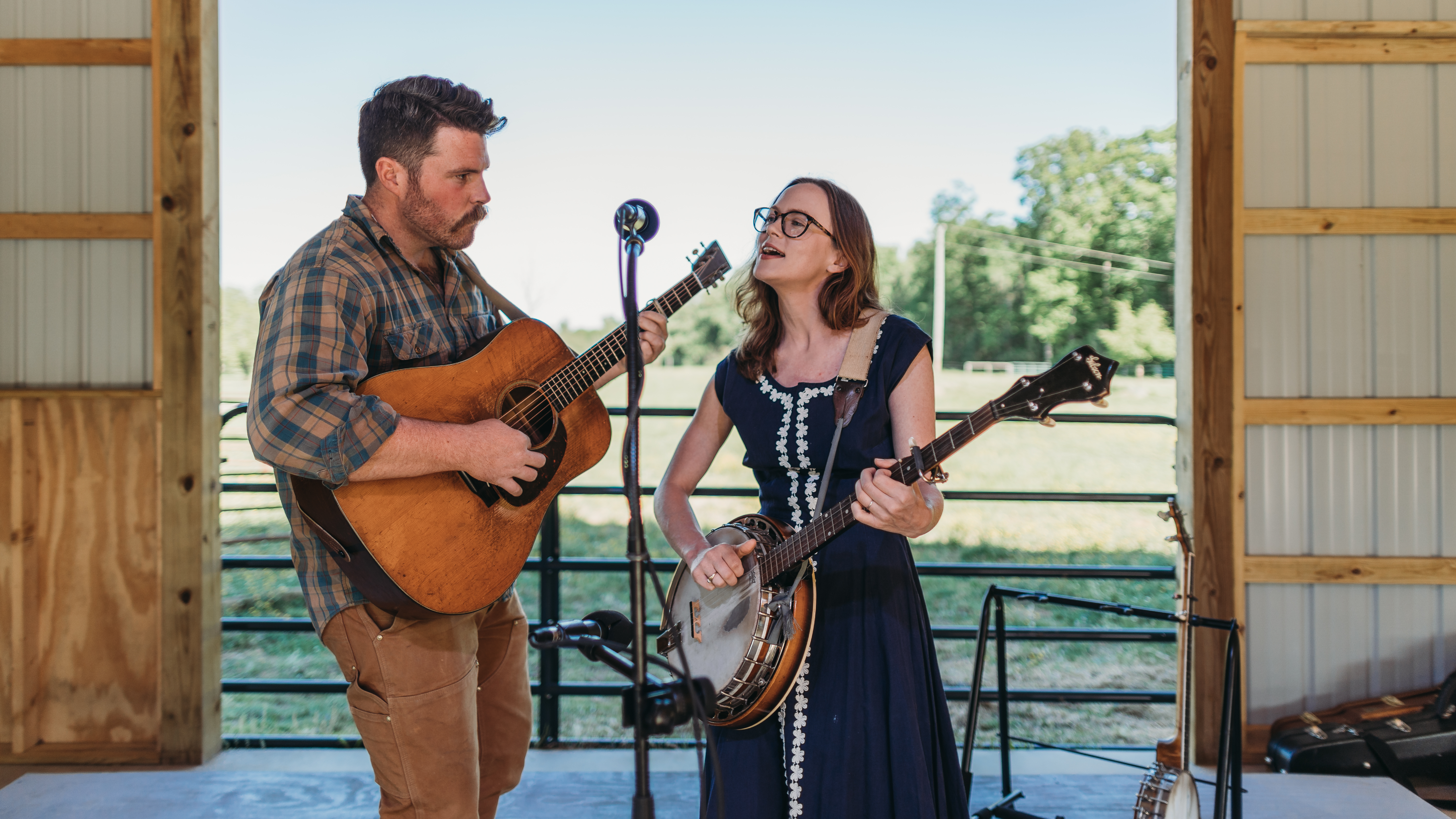 Chatham Rabbits performing on stage